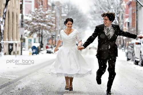 Fotos inspiradoras de bodas en invierno